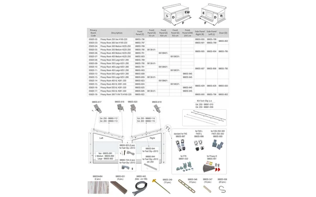 Fiamma Türelement für Privacy Room XL Fiamma Artikelnummer 98655-830