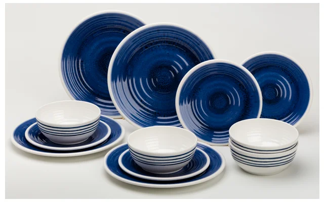 Flamefield Azure Melamin Geschirr-Set 12-tlg.