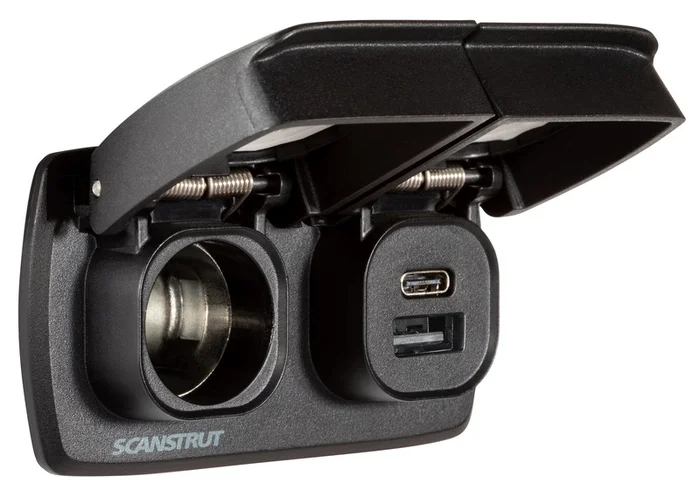 Flip Pro Duo – 12/24 V und Doppel-USB Ladedose