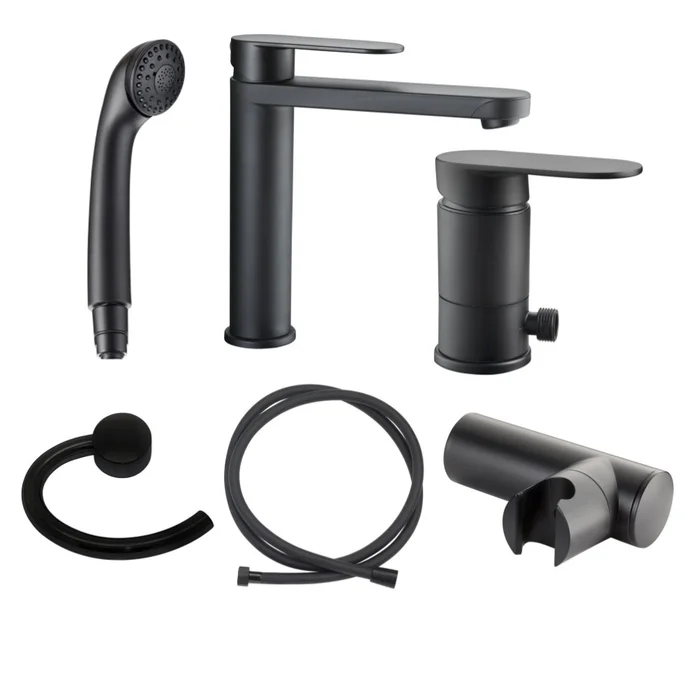 Frankana Exklusivpaket Reich Einhebelmischer Linnea L, Garnitur