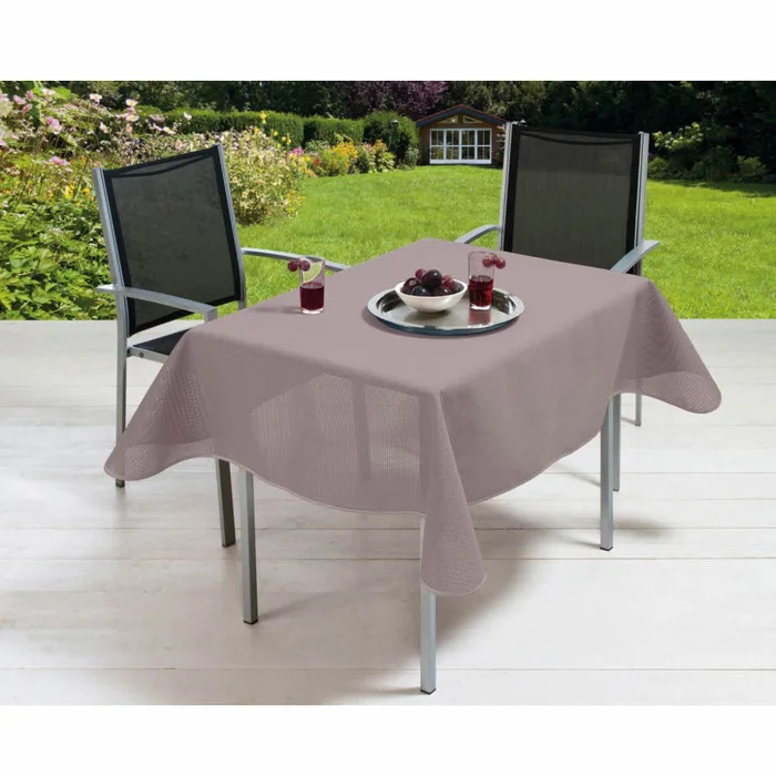Friedola Gartentischdecke Milano, eckig, lilacgrey