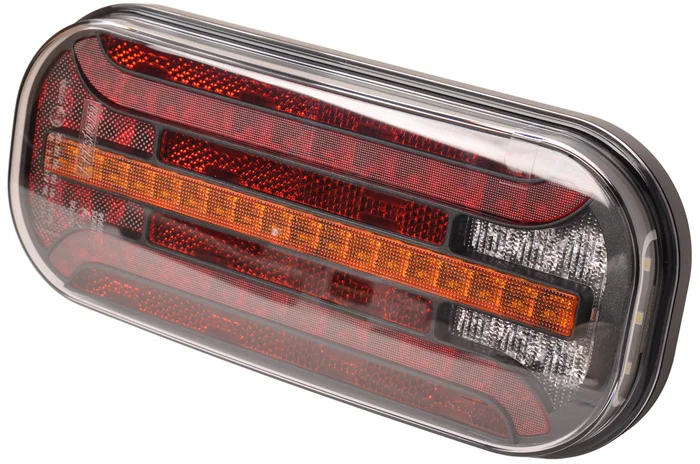 Fristom FT-230 Rückleuchte links – inkl. Nebelscheinwerfer – LED 215x95x38 mm – mit dynamischem Blinker