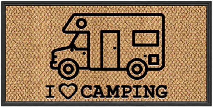 Fußmatte „I love Camping“ 40x60cm