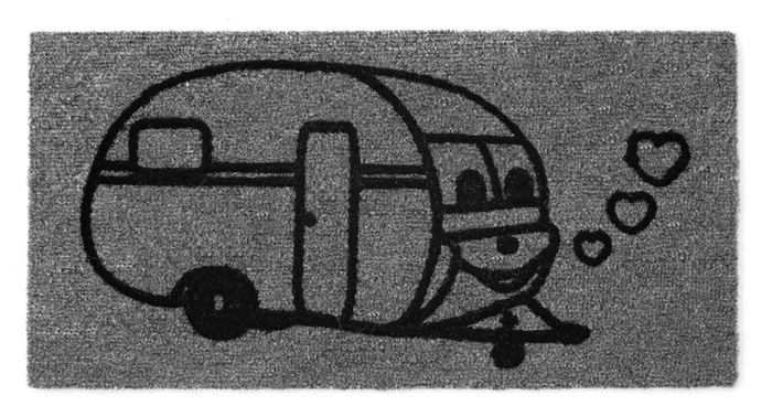 FUSSMATTE »CARAVAN« 50 x 25cm, DERBY FLOCK