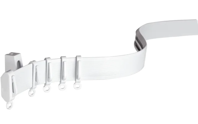 GARDINIA Flexline Vorhangschiene flexibel inkl. Montageträger / Endkappen / Gleiter