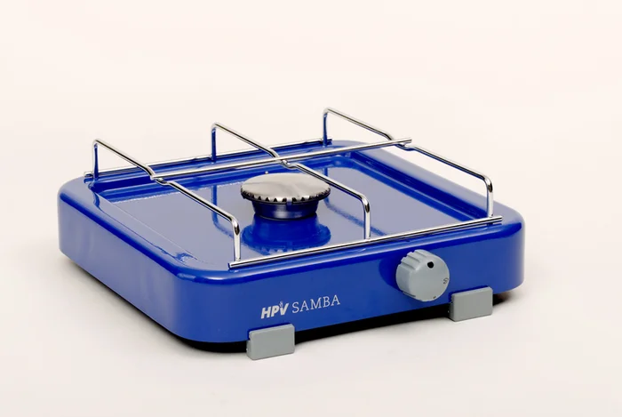 Gaskocher Samba mit Zündsicherung 1-flammig – Blau – 50 mbar