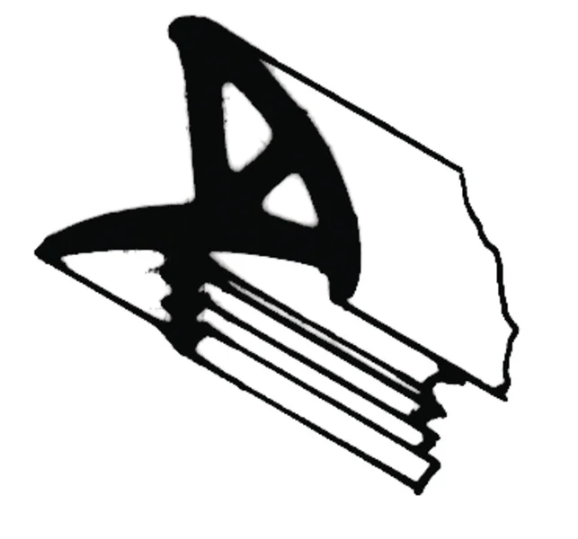 Gepolsterter Türumleimer Mittelgrau – 5m Rolle