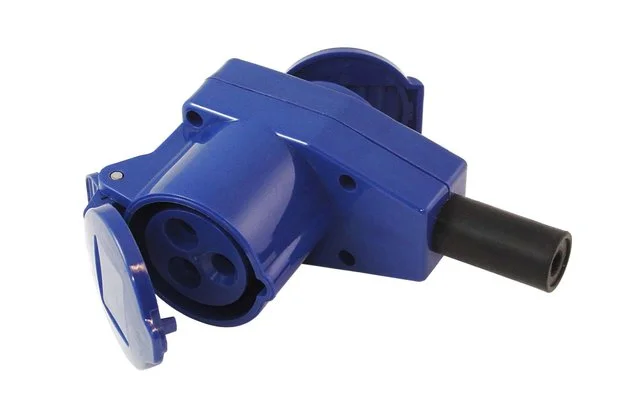 Gimeg Strom CEE Contrastecker mit Schutzkontaktsteckdose