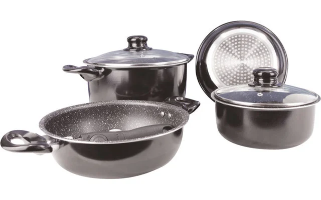 Gimex Black Line Kochtopf-Set 7-tlg.