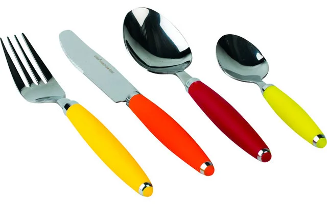 Gimex Edelstahl Besteckset Rainbow 16-tlg.