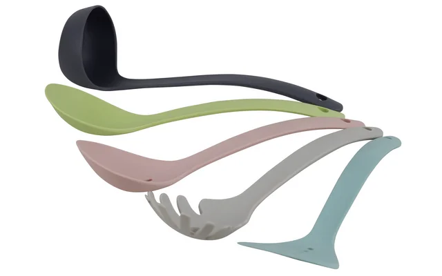 Gimex Küchenhelfer Stapelset 5 teilig pastellbunt