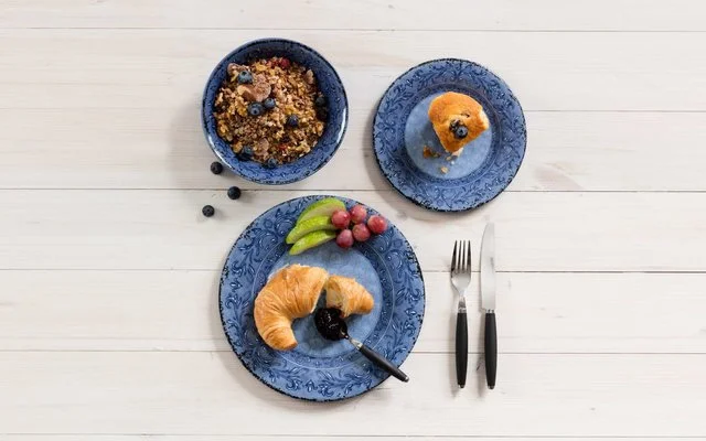 Gimex Stone Line Melamin Geschirr-Set 12-tlg.