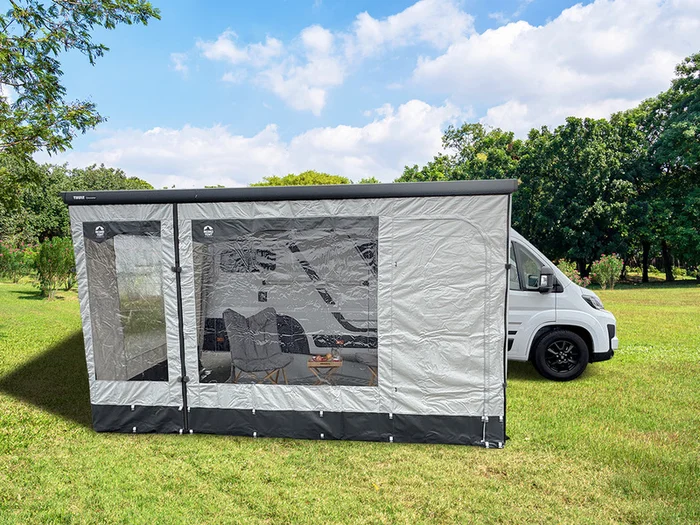 Girona – Wind-/Rainblocker – Frontpanel, H 235-250 cm, B 380 cm