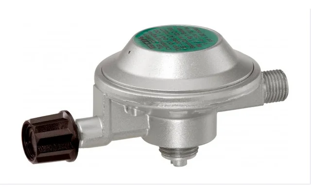 GOK EN61 Niederdruckregler GAZ x G1/4LH-KN SBE mit integrierter Schlauchbrucheinrichtung 50mbar