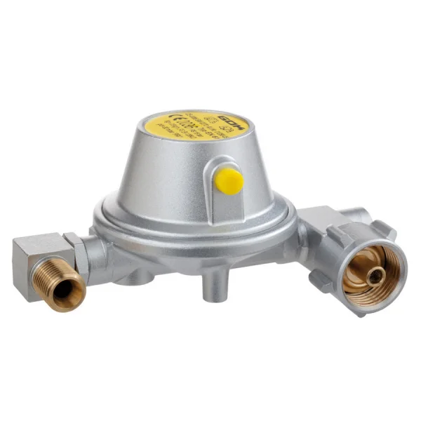 GOK Gasregler Typ EN61, U-Form 90 Grad, 30 mbar, 0,8 kg/h