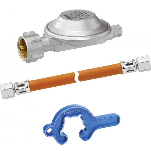 GOK Regler-Schlauch-Set, 50 mbar, Schlauch 40 cm