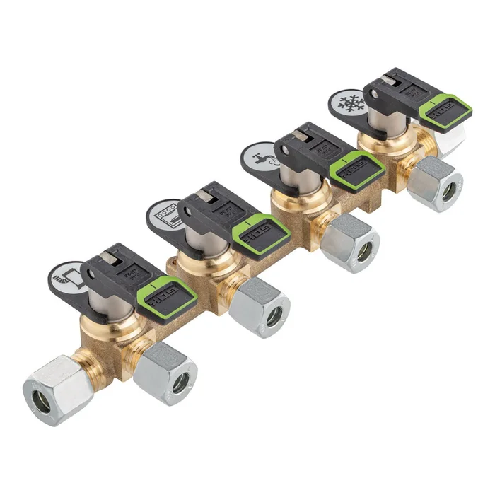 GOK Verteilerblock KSV-AB lang 4 Abgänge, 8 mm