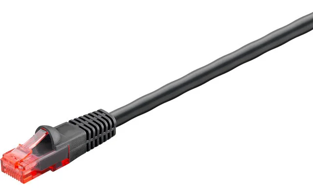 Goobay CAT 6 Outdoor-Patchkabel U / UTP schwarz
