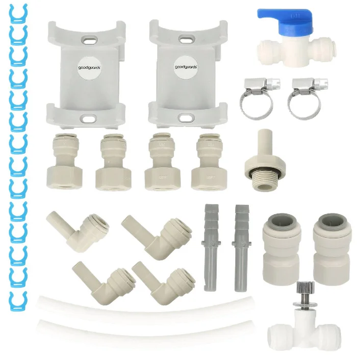 goodguards Installations-Set für Trinkwasseraufbereitung L (UV/Aktivkohle/Kalk)