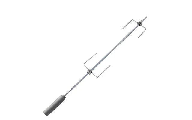 Grillspieß mit Klammern