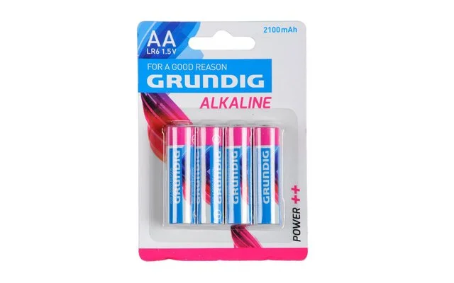 Grundig Alkaline Batterie Mignon AA 1,5 V / 2100 mAh 4er-Pack