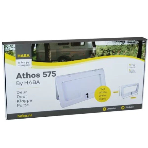 HABA Serviceklappe Crusader Athos – 595 x 315 mm, weiß