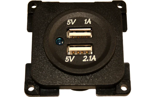 Haba Steckdose C-Line für Wohnwagen 12 Volt schwarz