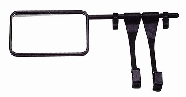Hagus Huckepack III, Caravanspiegel mit Halter und Spannbänder