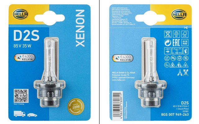 Hella D2S Xenon Gasentladungslampe 85 V / 35 W