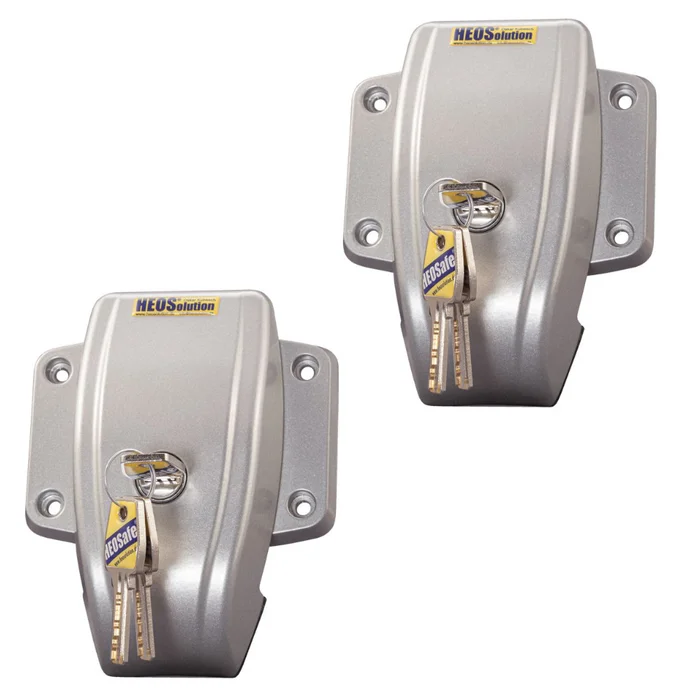 HEOSafe 1760 VAN Security grau/silber – 2er Set, gleichschließend