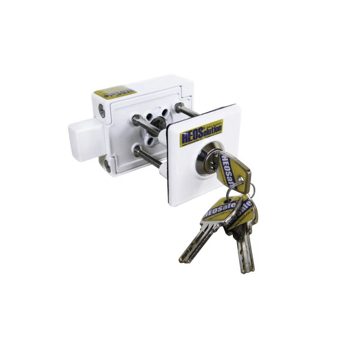 HEOSafe Typ 1958-W Zusatzschloss weiß – 1 Stück