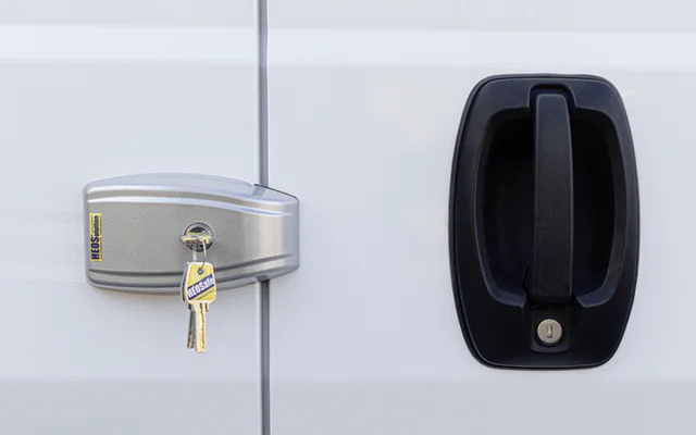 HEOSystem VAN Paket 1 Paar Diebstahlschutzschloss und 2 Zusatzschlösser
