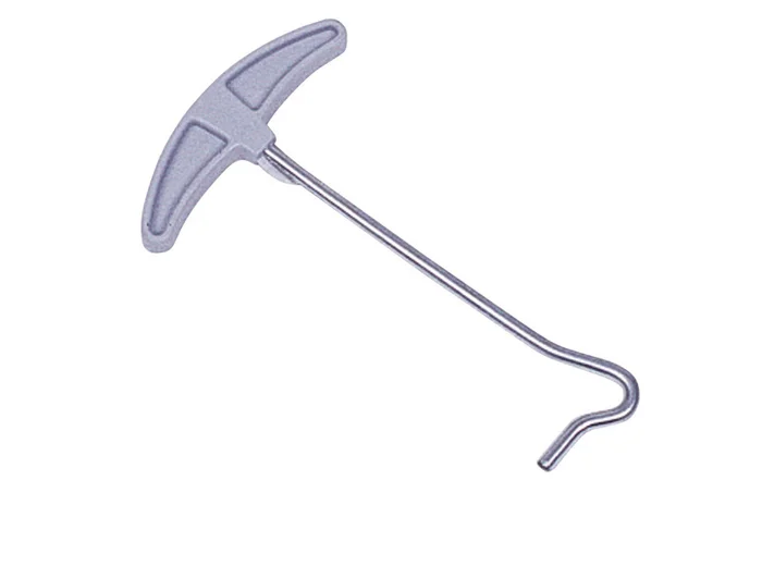 Heringauszieher Luxus Stahl verzinkt, Griff Kunststoff