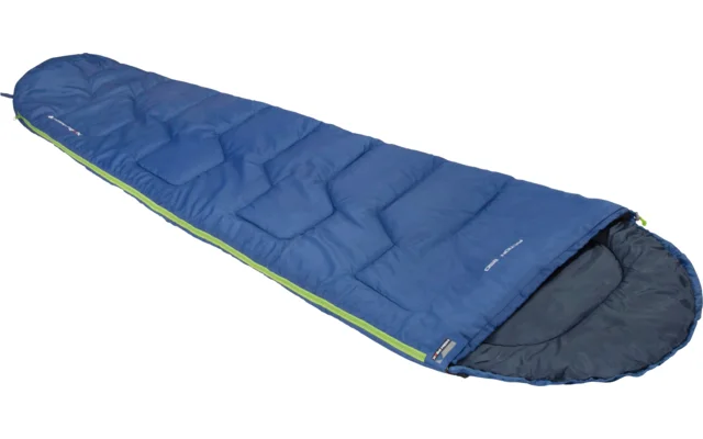 High Peak Action 250 Mumienschlafsack 225 x 80 cm dunkelblau/blau
