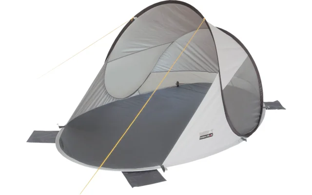High Peak Calobra 80 Pop Up Strandmuschel 120 x 200 cm dunkelgrau