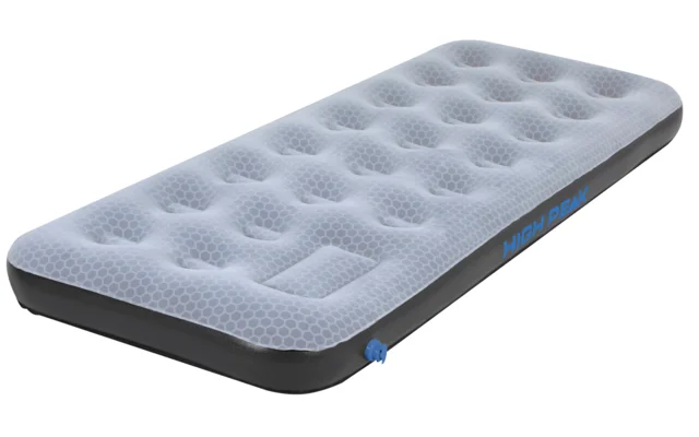High Peak Comfort Plus Air bed Luftbett mit integrierter Pumpe grau/blau/schwarz