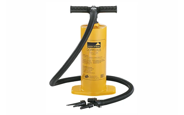 High Peak Doppelhubpumpe gelb/schwarz