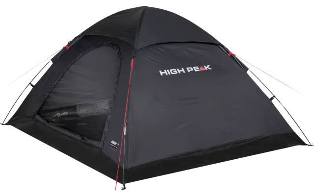 High Peak Monodome XL freistehendes Einfachdach Kuppelzelt schwarz für 4 Personen