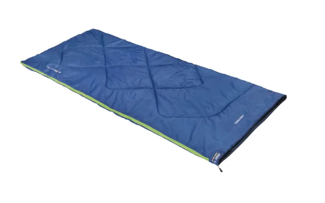 High Peak Patrol Deckenschlafsack 190 x 80 cm blau/dunkelblau