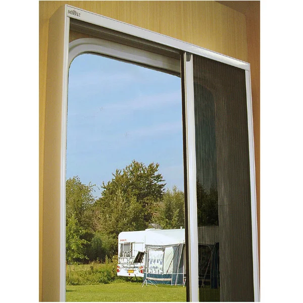 Horrex Fliegenschutztür Farbe hellgrau 175 x 65 x 6,8 cm