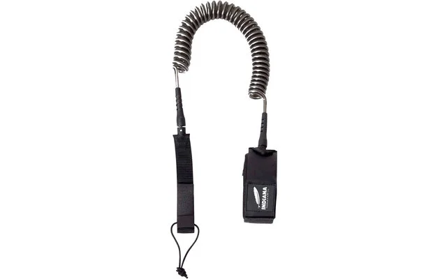 Indiana SUP Coil Leash Sicherheitsleine schwarz