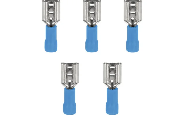 InnTec Flachsteckhülsen 6,3 mm (5er Set)