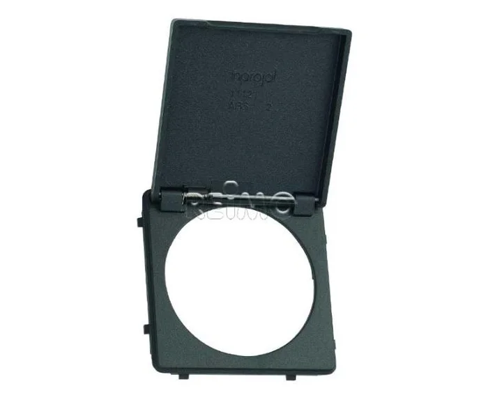 Inprojal: Klappdeckel für Steckdose, schiefergrau. Lose, unverpackt