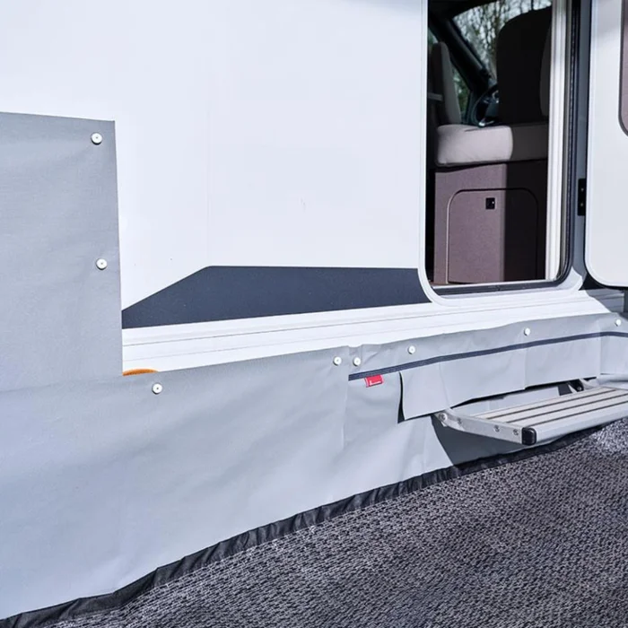 Isabella Windblende + Radkastenabdeckung für Reisemobil