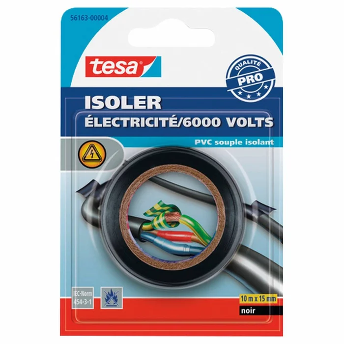 Isolierender PVC-Klebstoff – Farbe: rot TESA