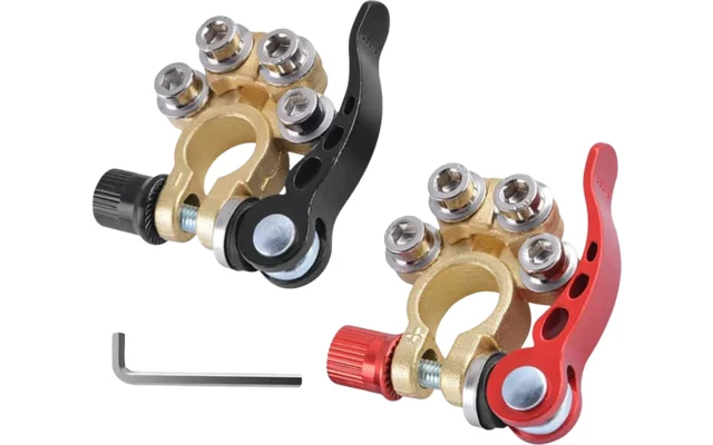 IWH Batterie-Polklemmen 2 Stück mit Schnellspanner für Plus und Minus