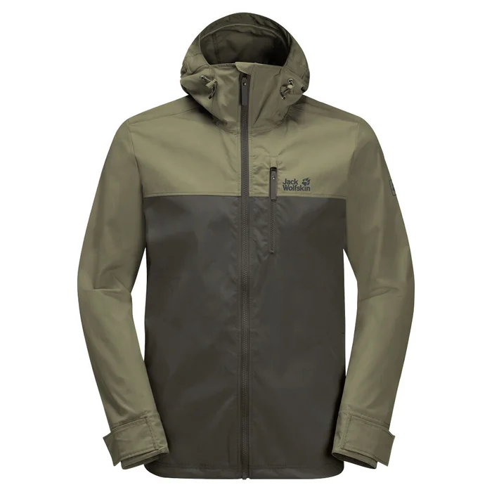 Jack Wolfskin Desert Wind Jacke Herren Dunkles Moos