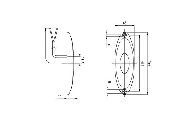 Jokon SMLR 2010 Seitenmarkierungsleuchte 12 V