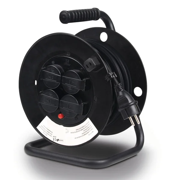 Kabeltrommel mit 4 Schukosteckdosen – 25 m