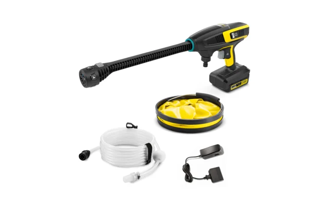 Kärcher Akku-Mitteldruckreiniger KHB 6 Battery Set MJ inklusive Ansaugschlauch / 18-V-Wechselakku / Ladegerät max. 24 bar